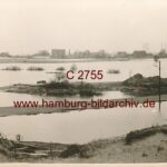 Foto eines überfluteten Gebietes